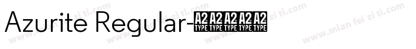 Azurite Regular字体转换
